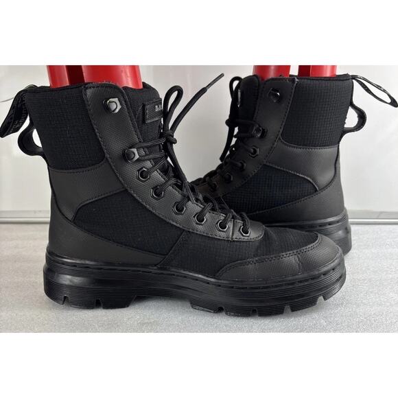 Dr. Martens Combs Tech Combat Boots In Black Men\'s 8 Woman’s 7 main image 9